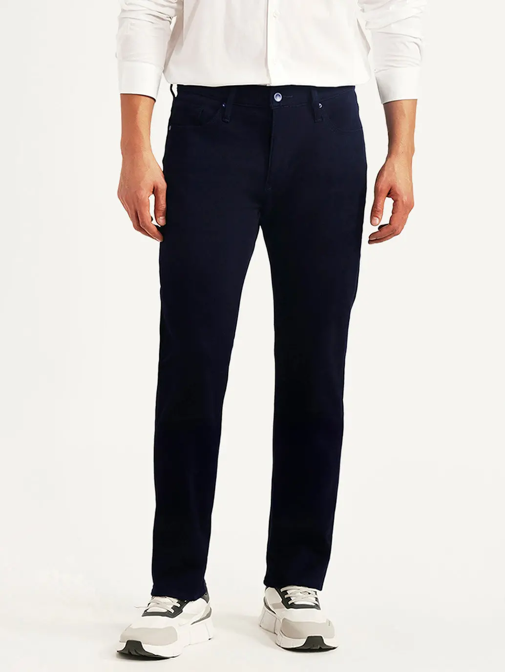 Men's Redloop 511 Dark Blue Slim Fit Mid Rise Jeans 3