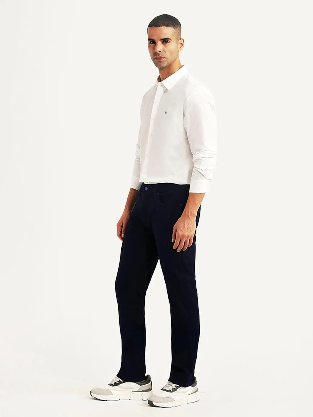 Men's Redloop 511 Dark Blue Slim Fit Mid Rise Jeans 7