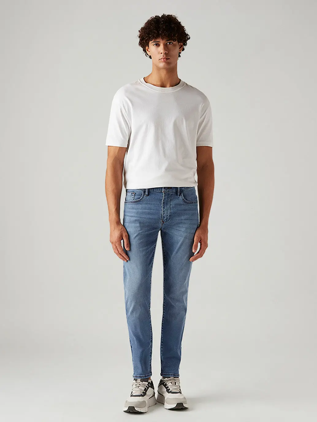 Men's 512 Light Blue Slim Tapered Fit Innovation Stretch Jeans 2