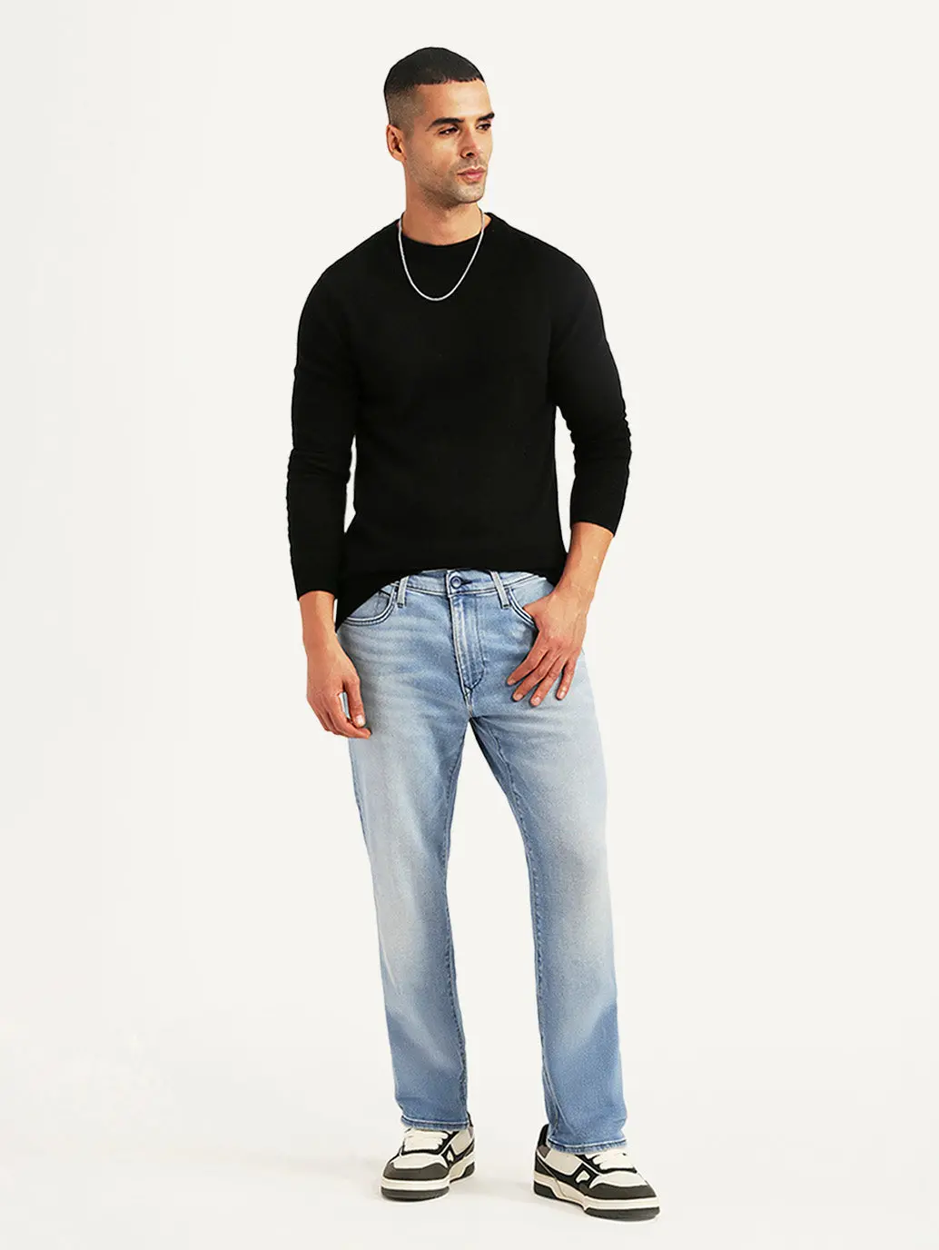 Men's Redloop 541 Light Blue Tapered Fit Mid Rise Jeans 1