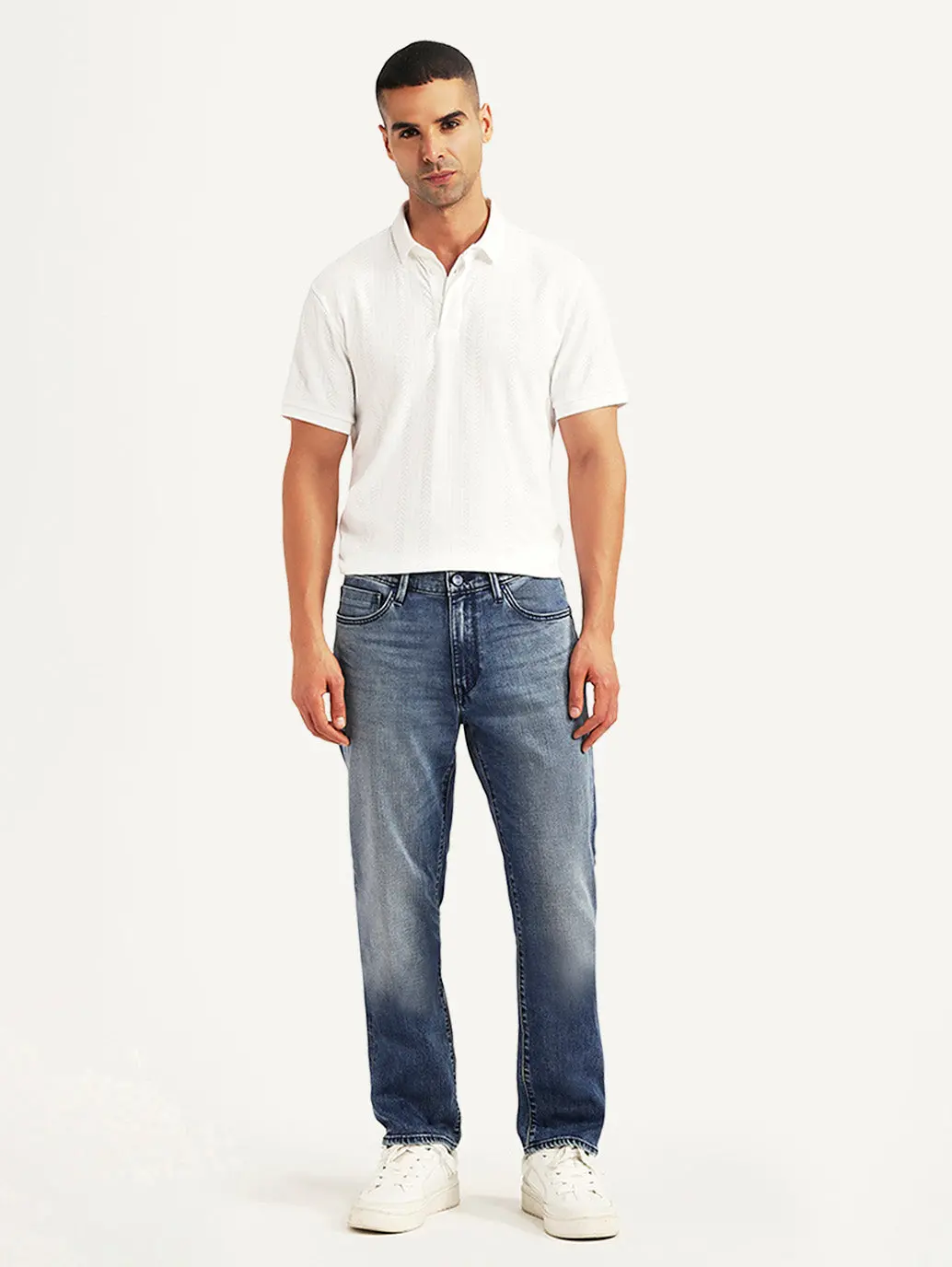 Men's Redloop 541 Blue Tapered Fit Mid Rise Jeans 1