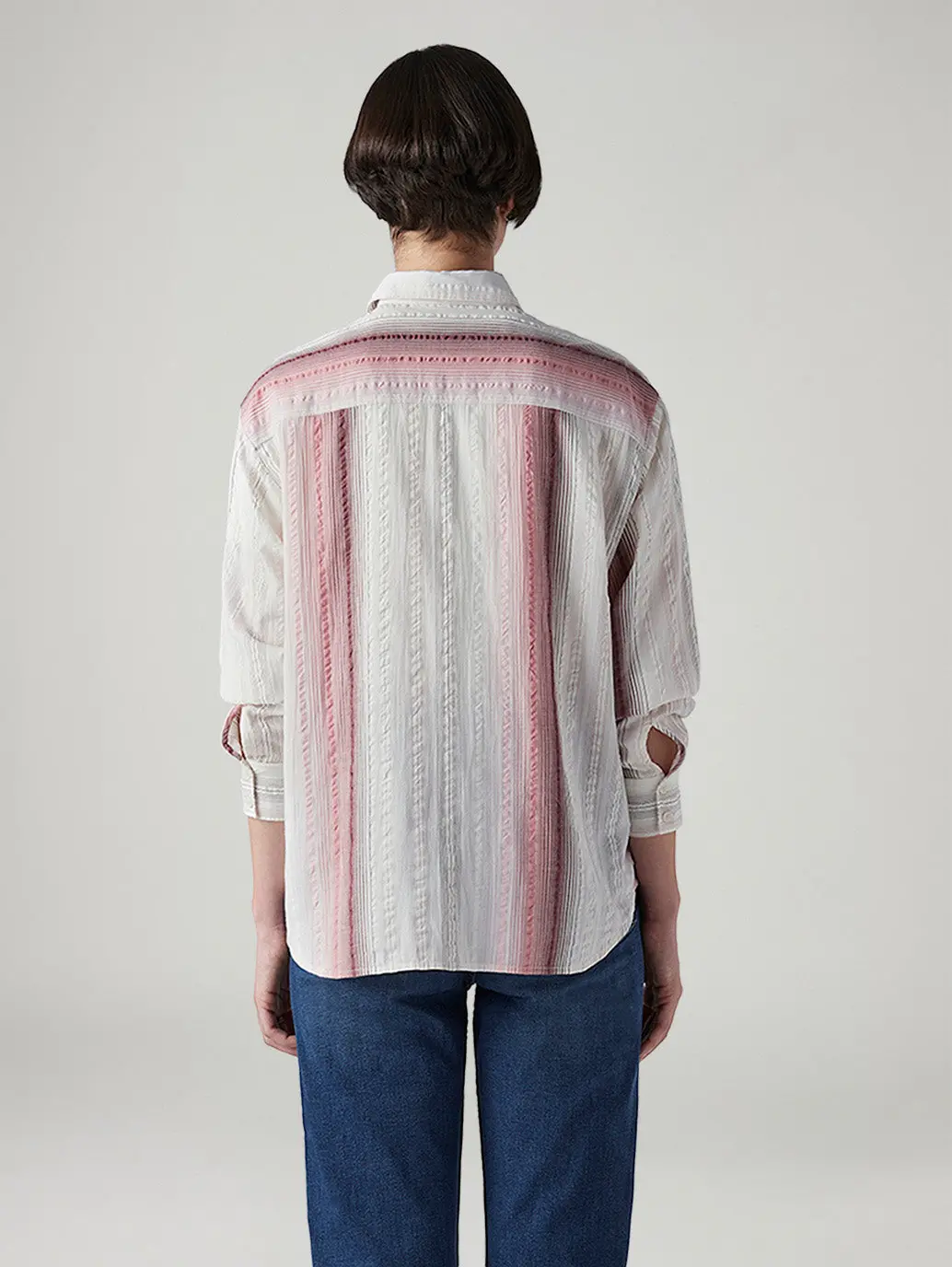 Women's Striped Relaxed Fit Shirt 3