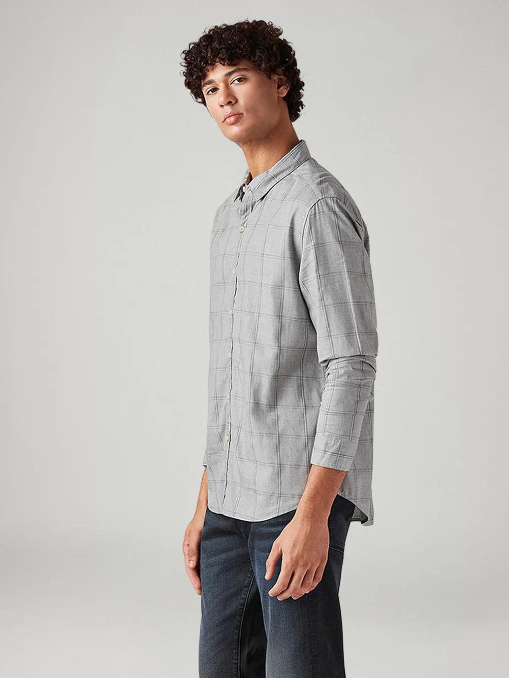 Men's Checkered Slim Fit Shirt 5