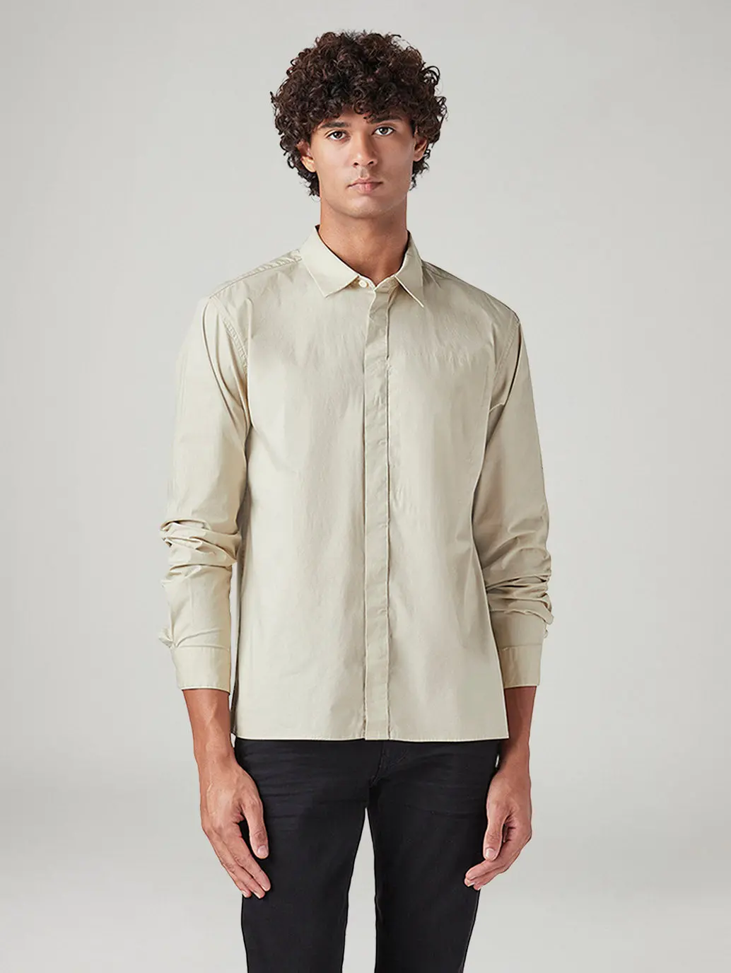 Men's Solid Slim Fit Shirt 2