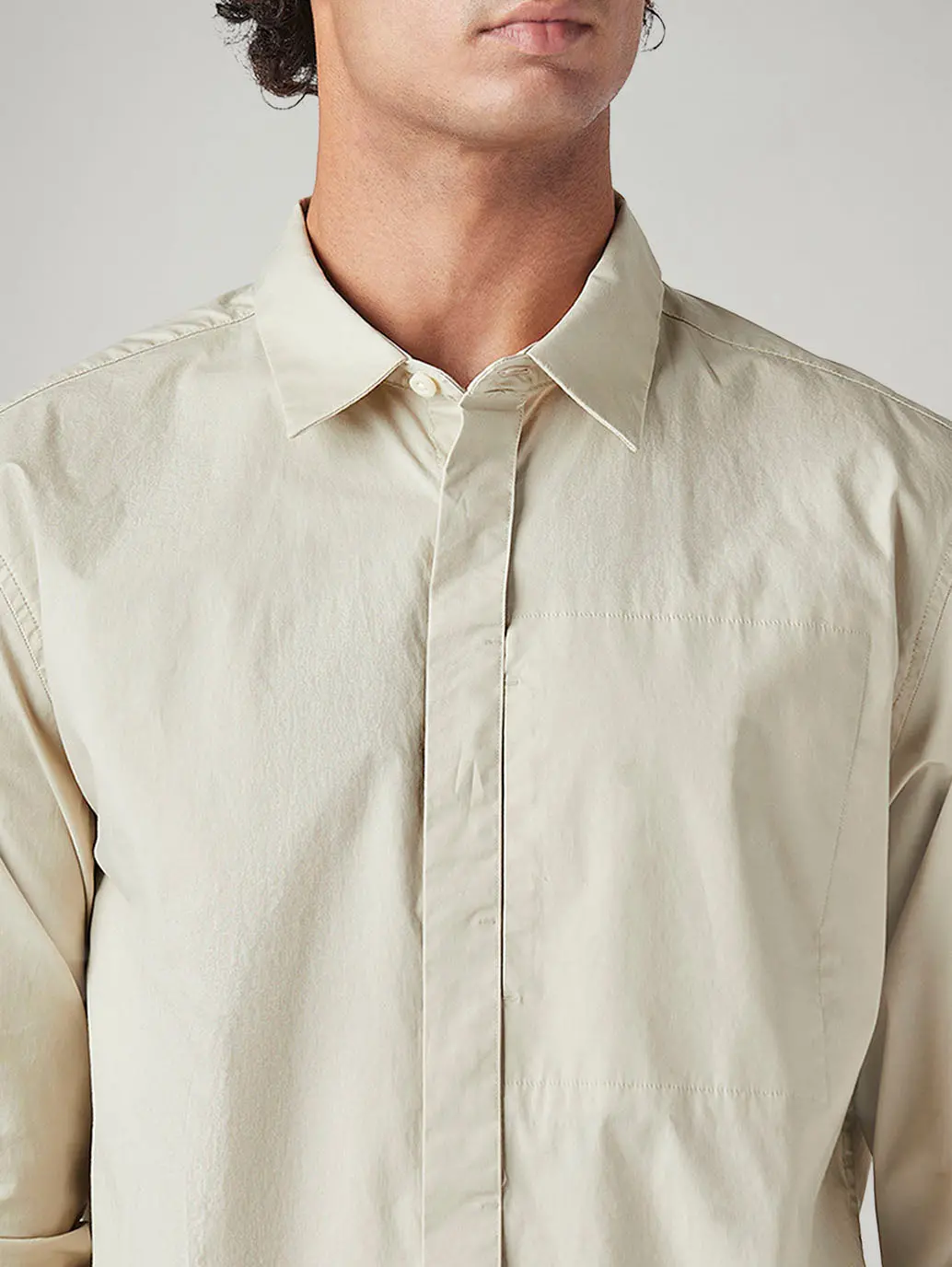 Men's Solid Slim Fit Shirt 4