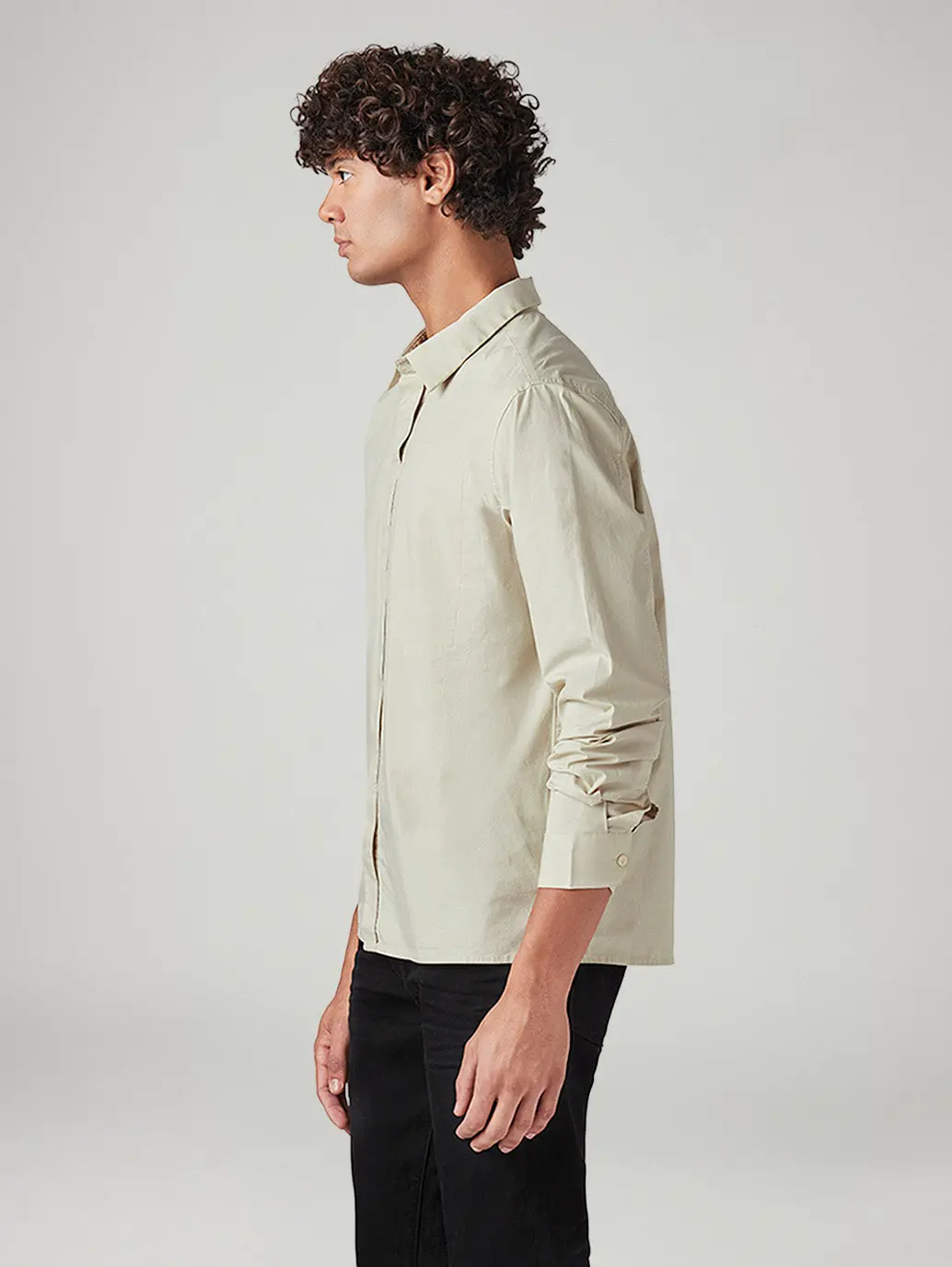 Men's Solid Slim Fit Shirt 5