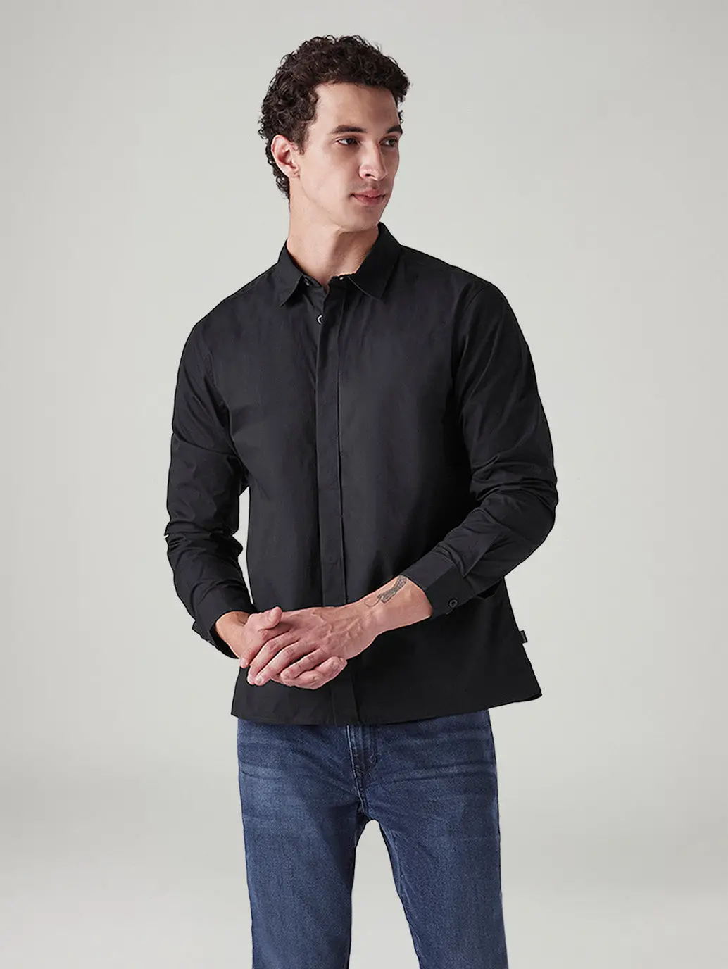 Men's Solid Slim Fit Shirt 1