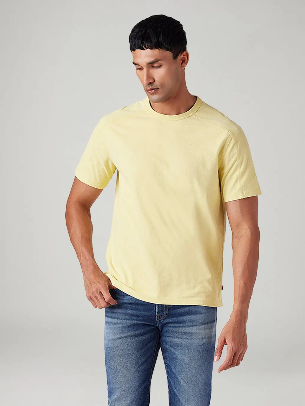 Men's Solid Regular Fit T-Shirt 1