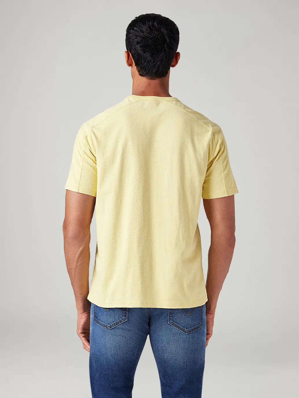 Men's Solid Regular Fit T-Shirt 2