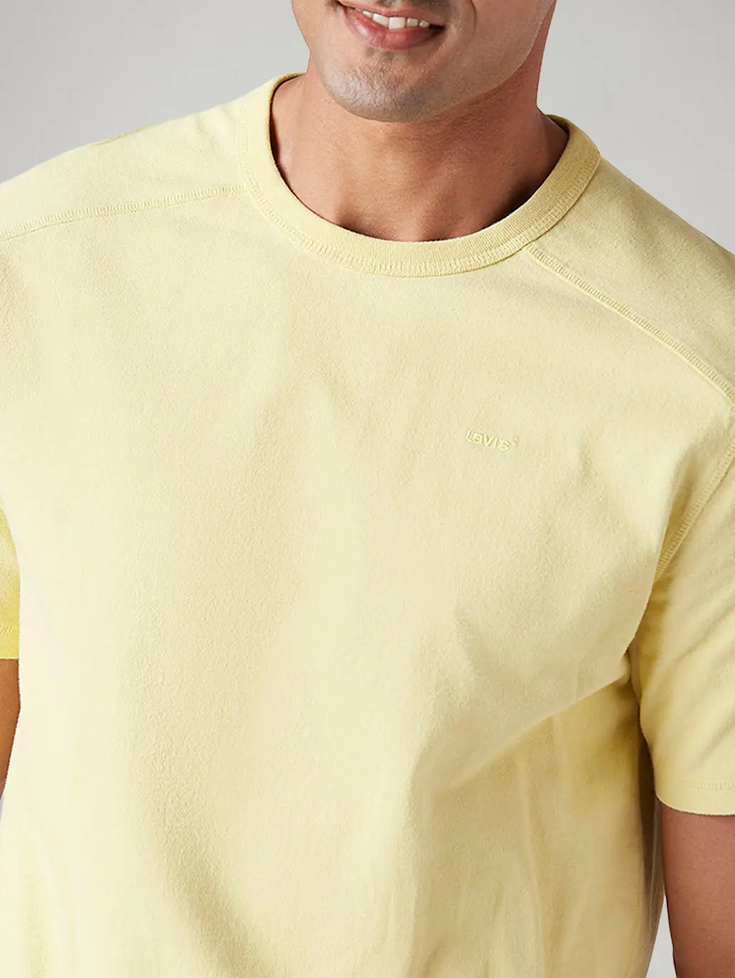 Men's Solid Regular Fit T-Shirt 4