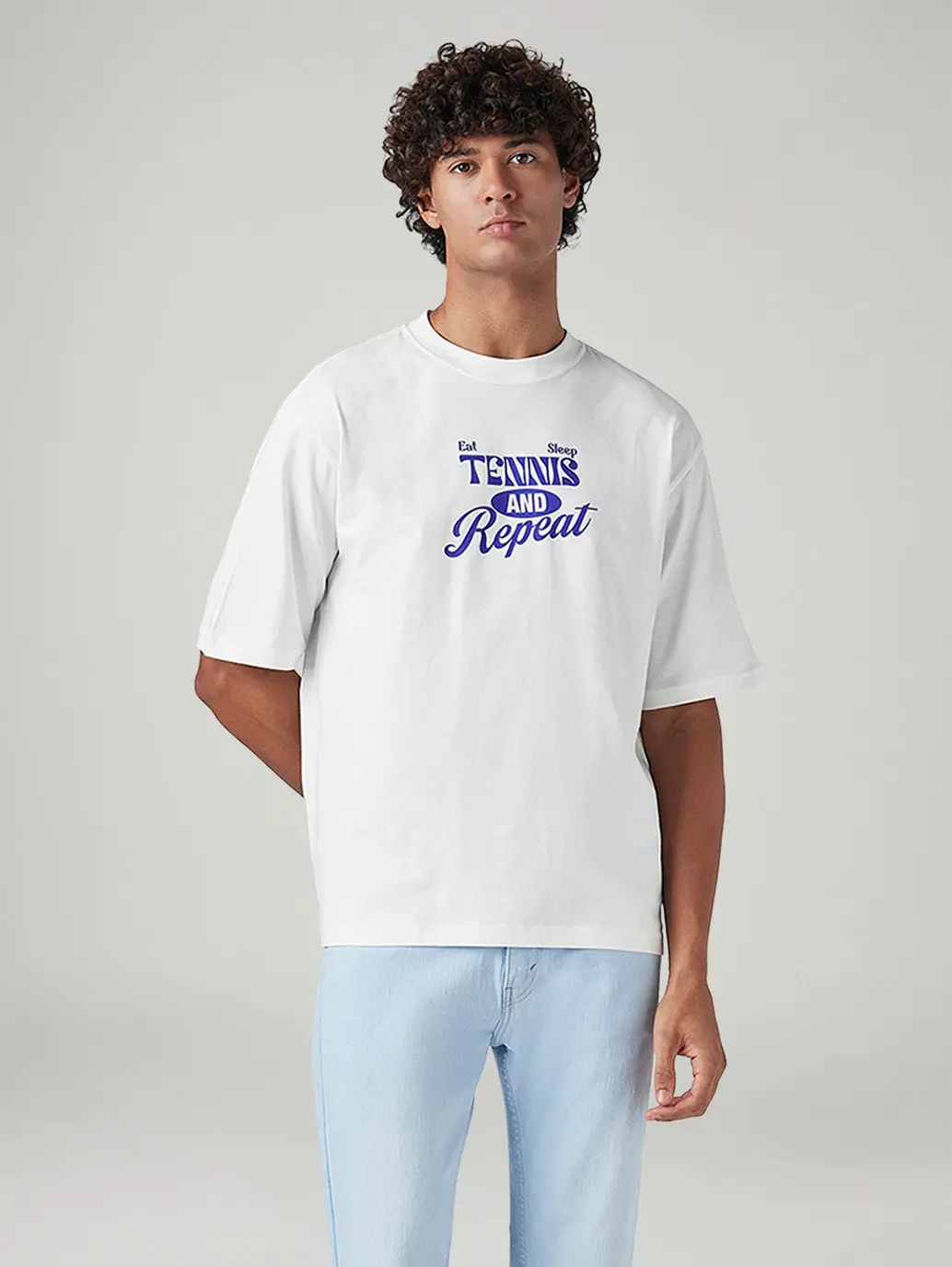 Men's Graphic Print Loose Fit T-Shirt 1