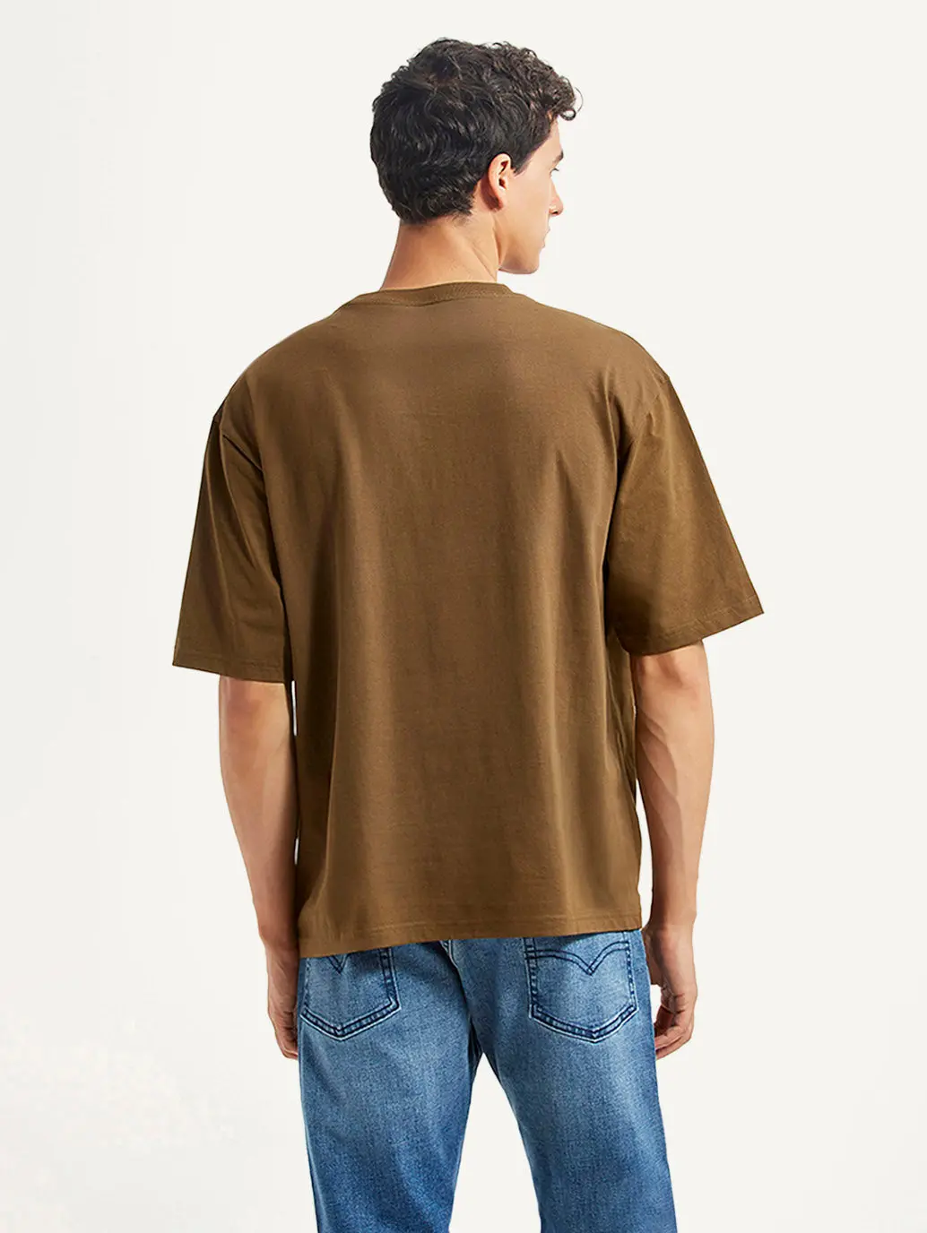 Men's Brand Logo Loose Fit T-Shirt 3