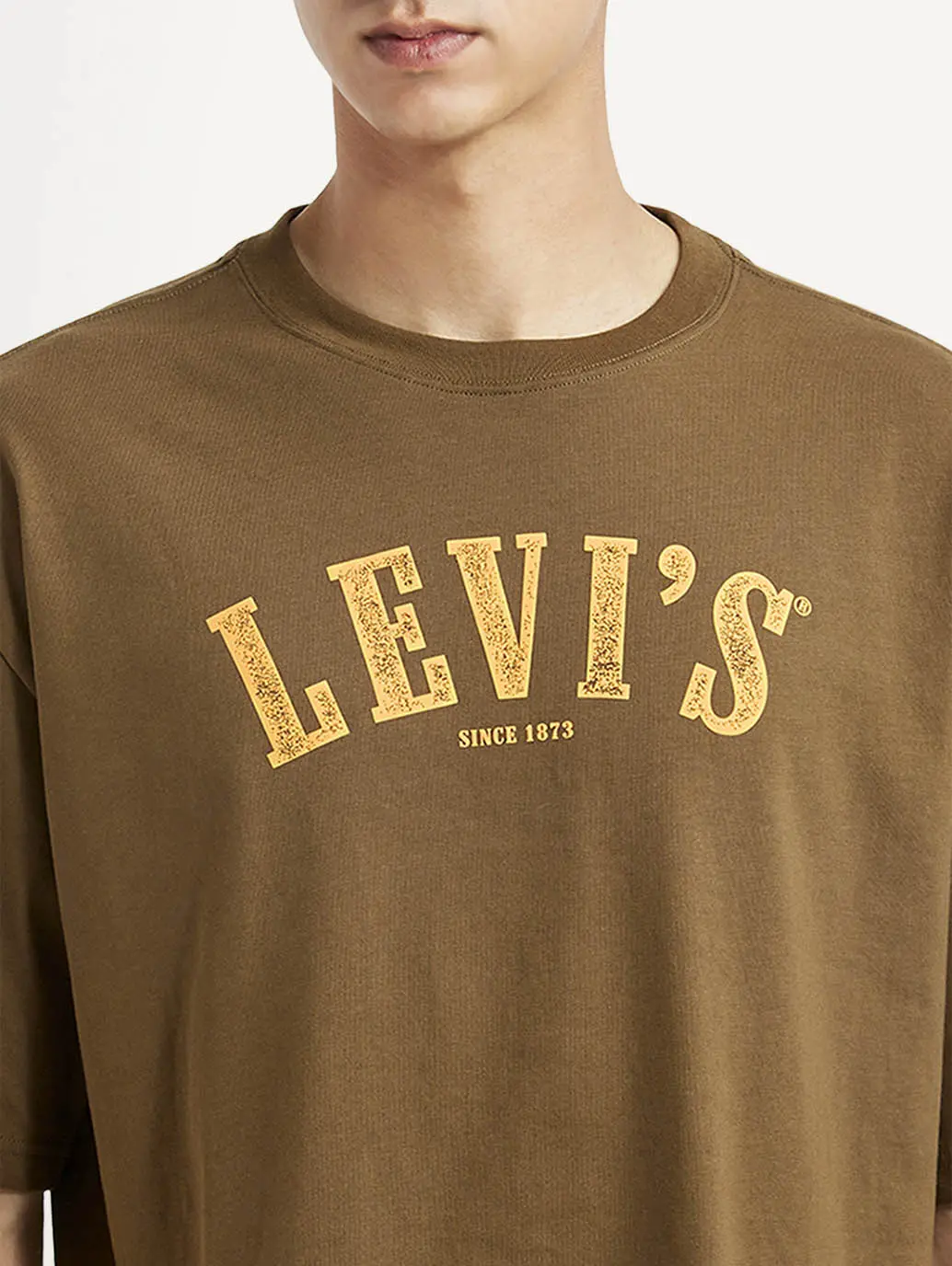 Men's Brand Logo Loose Fit T-Shirt 5
