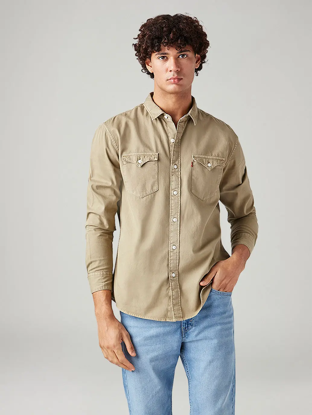 Men's Solid Slim Fit Shirt 1
