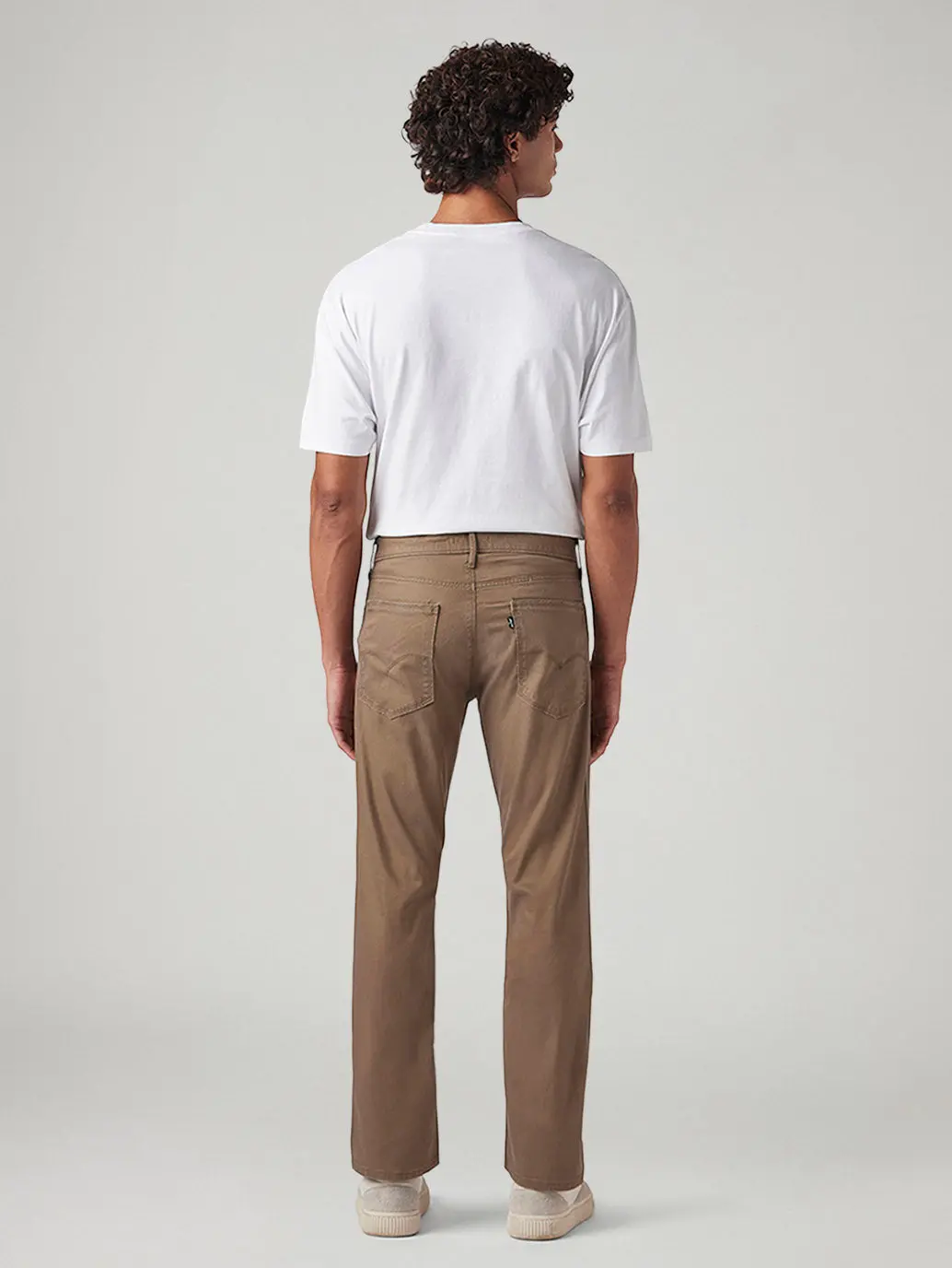 Men's 513 Brown Slim Straight Fit Mid Rise Chinos 4