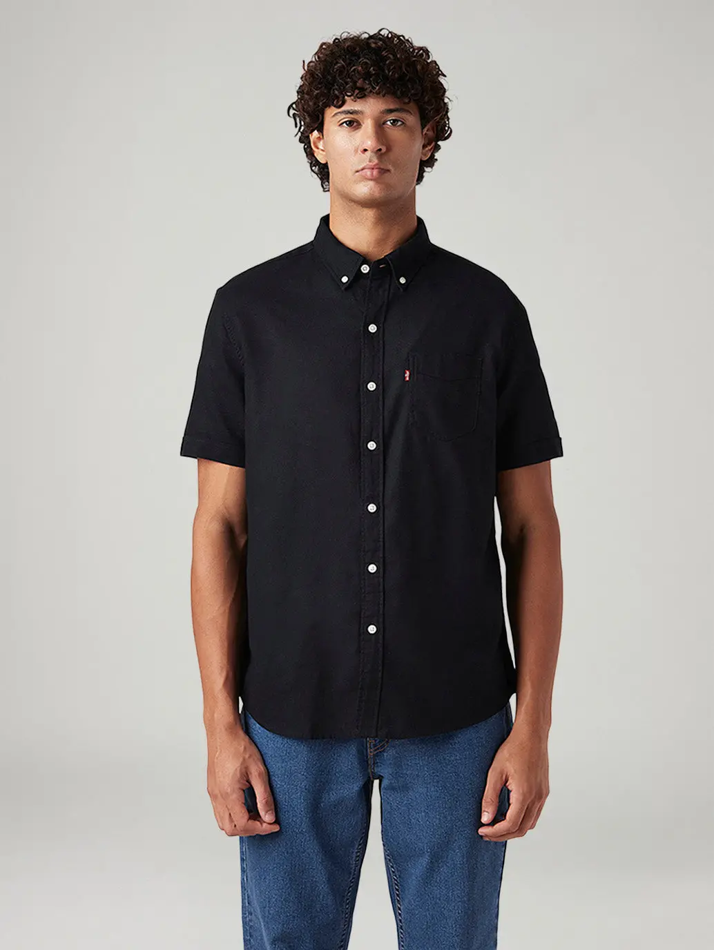 Men's Solid Slim Fit Oxford Shirt 2