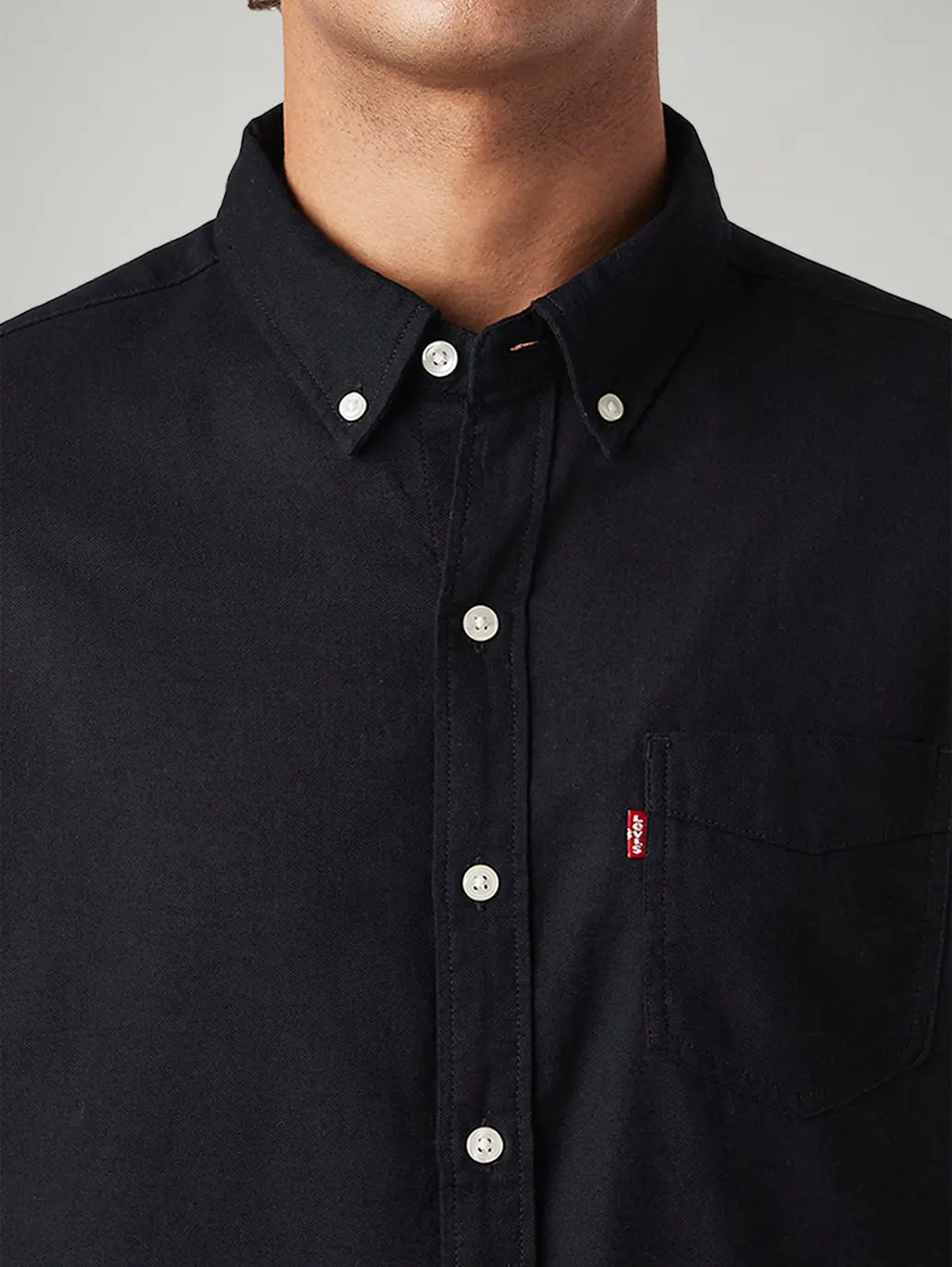 Men's Solid Slim Fit Oxford Shirt 4
