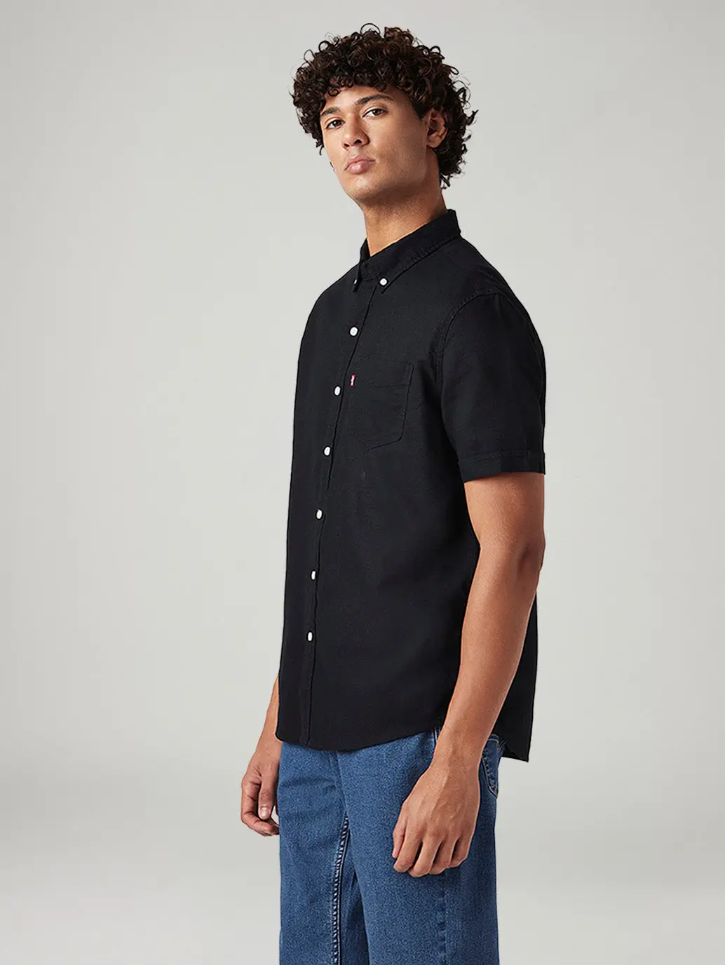 Men's Solid Slim Fit Oxford Shirt 5