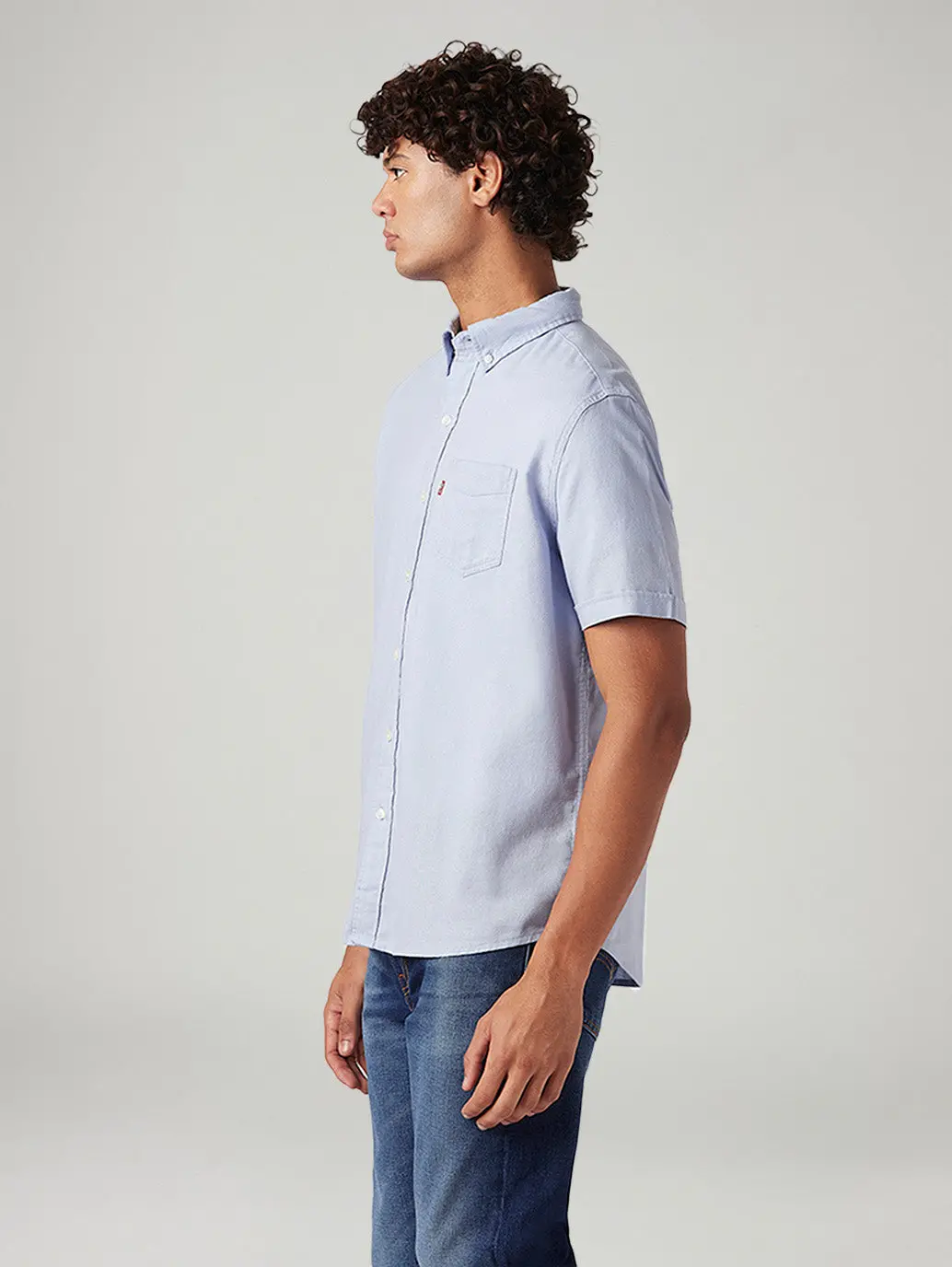 Men's Solid Slim Fit Oxford Shirt 5