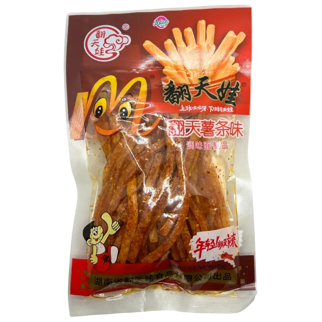 Fan Tian Wa Vegtarian Gluten Sticks (Latiao) Fries Flavour 136G 1