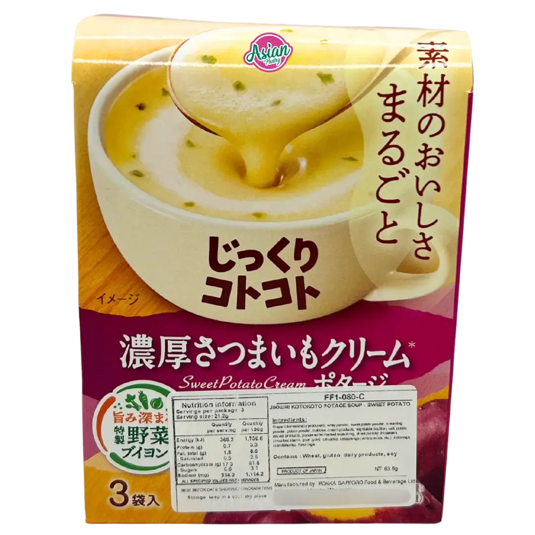 Pokka Jikkuri Kotokoto Potage Soup Sweet Potato 63.6G 1