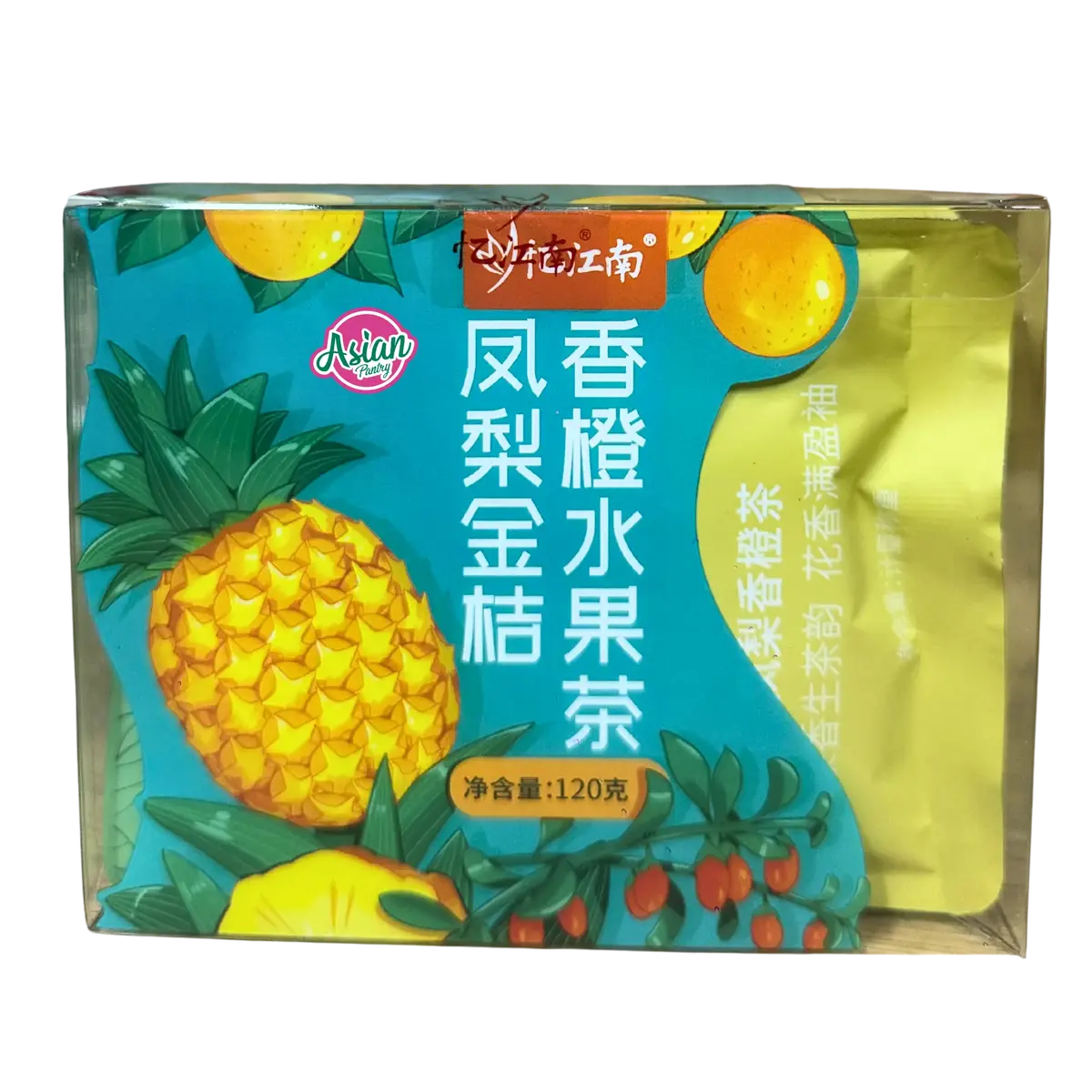 Yi Jiang Nan Pineapple Kumquat Orange Fruit Tea 120G 1