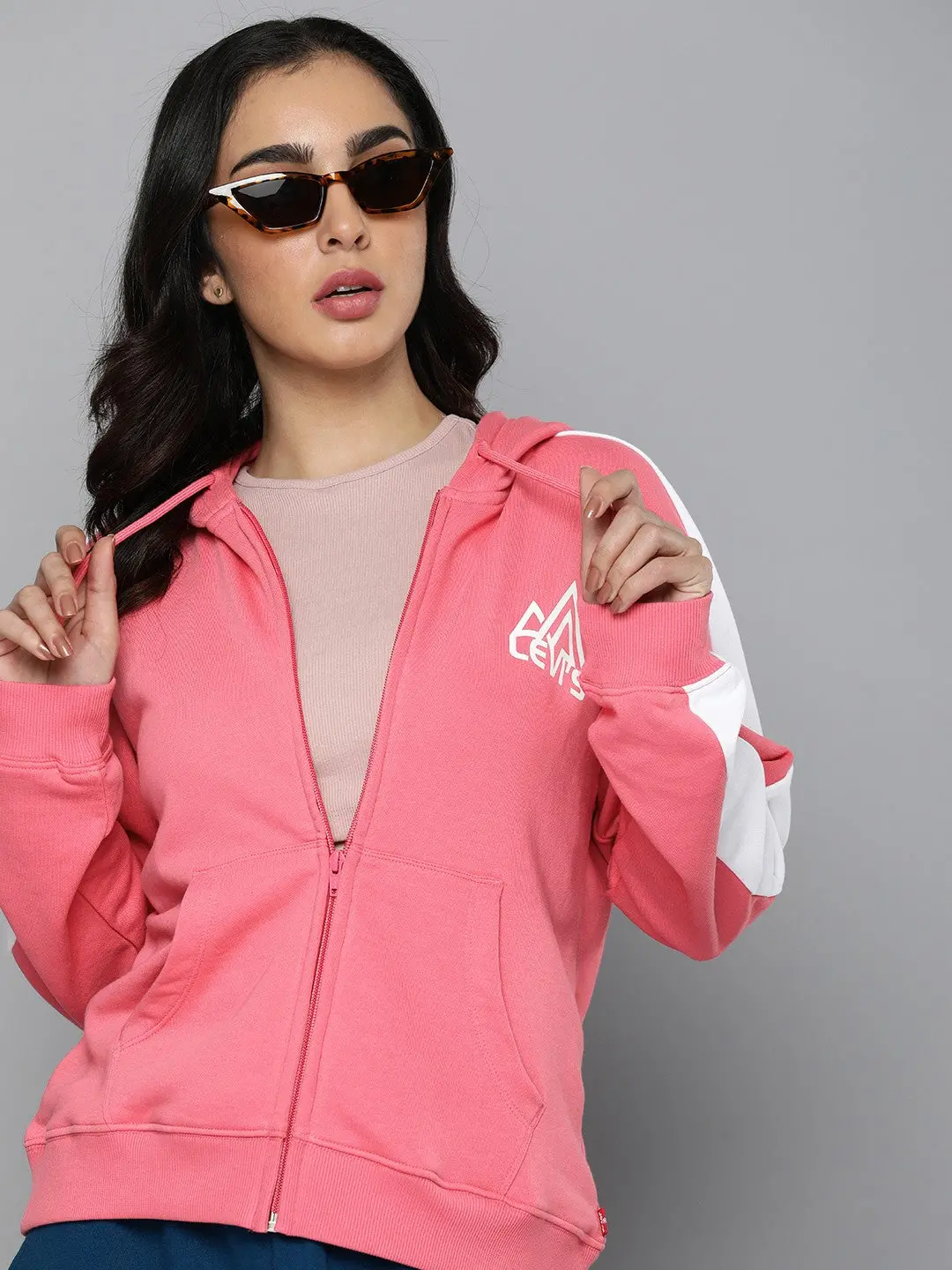 Women's Colorblock Hooded Sweatshirt 1