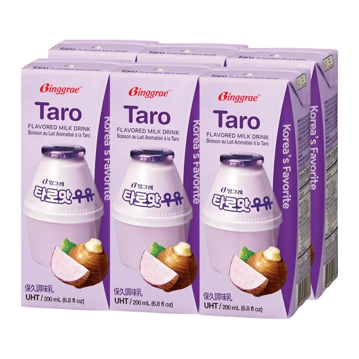 Binggrae Taro Flavoured Milk Drink 1