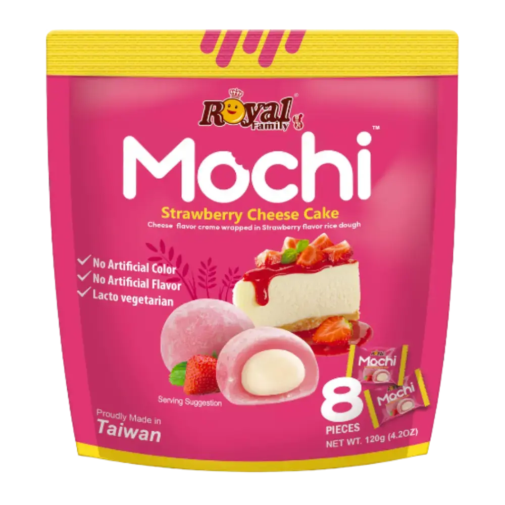 Royal Family Gluten Free Mochi Strawberry Cheese Cake 120G 1