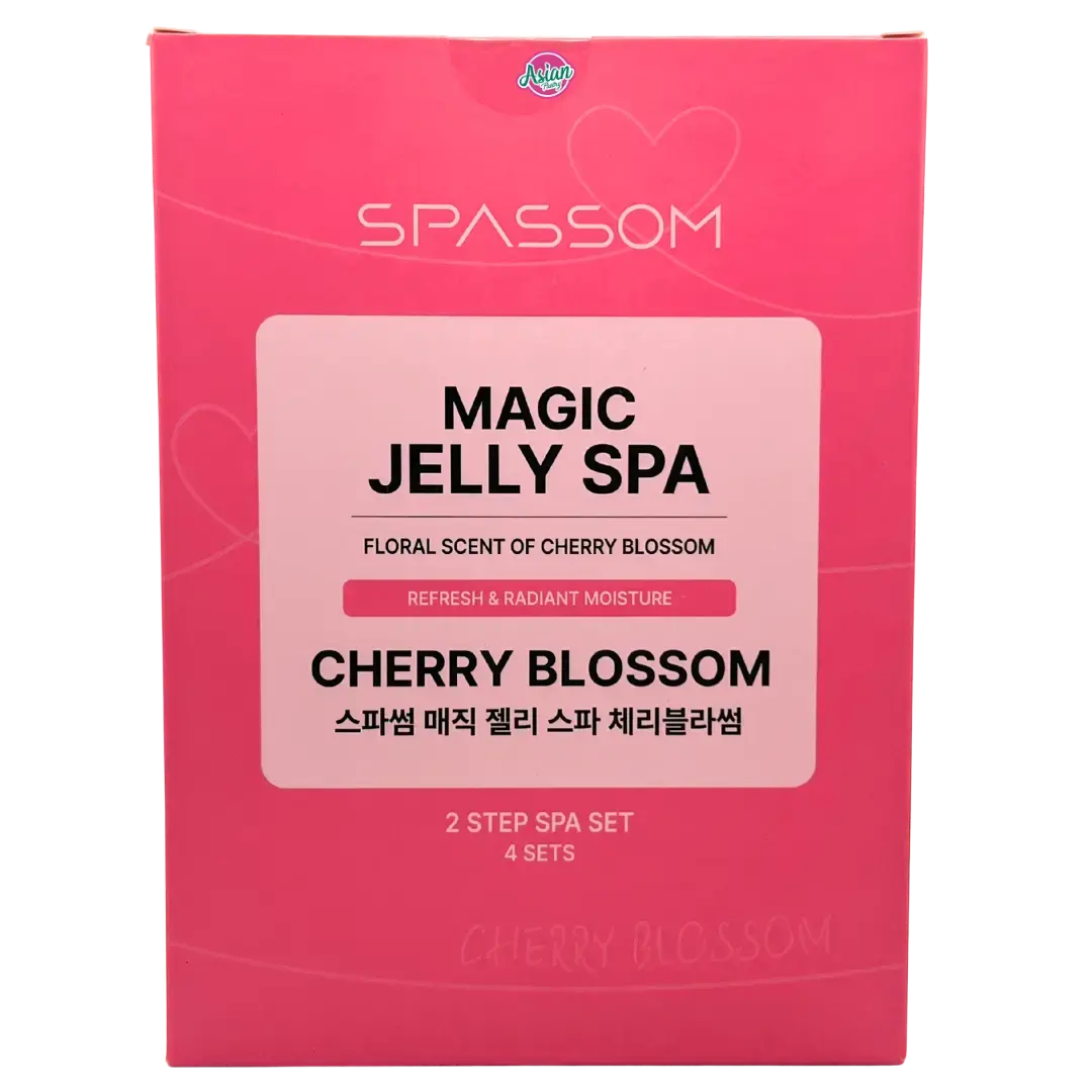 Spassom Magic Jelly Foot Spa Set 4Pk Cherry Blossom 400G 1