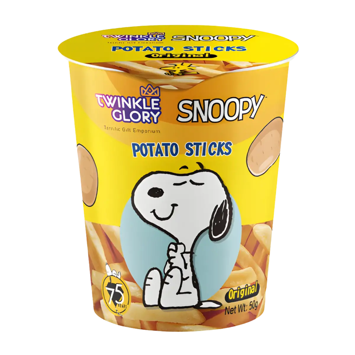 Twinkle Glory Snoopy Potato Snacks Original Flavour 50G (Bbd: 28/03/2026) 1