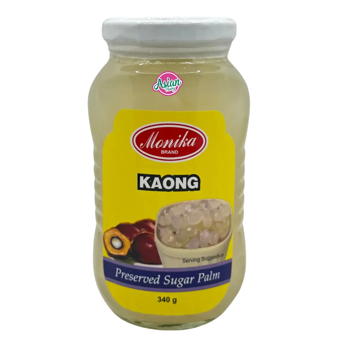 Monika Brand Preserved Sugar Palm (Kaong) 340G 1