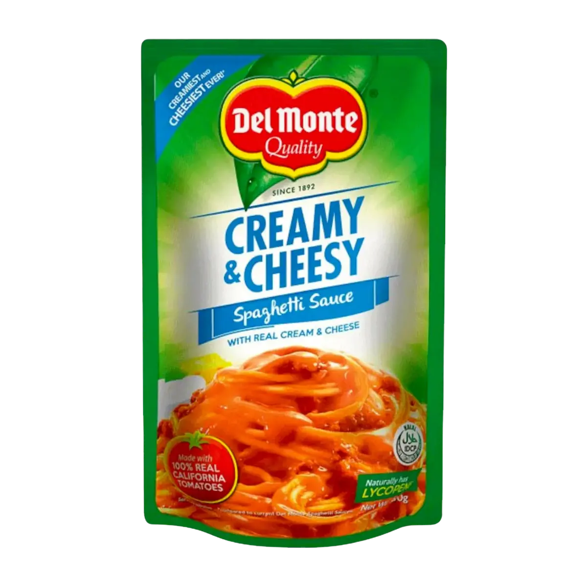 Delmonte Spaghetti Sauce Creamy & Cheesy 900G 1