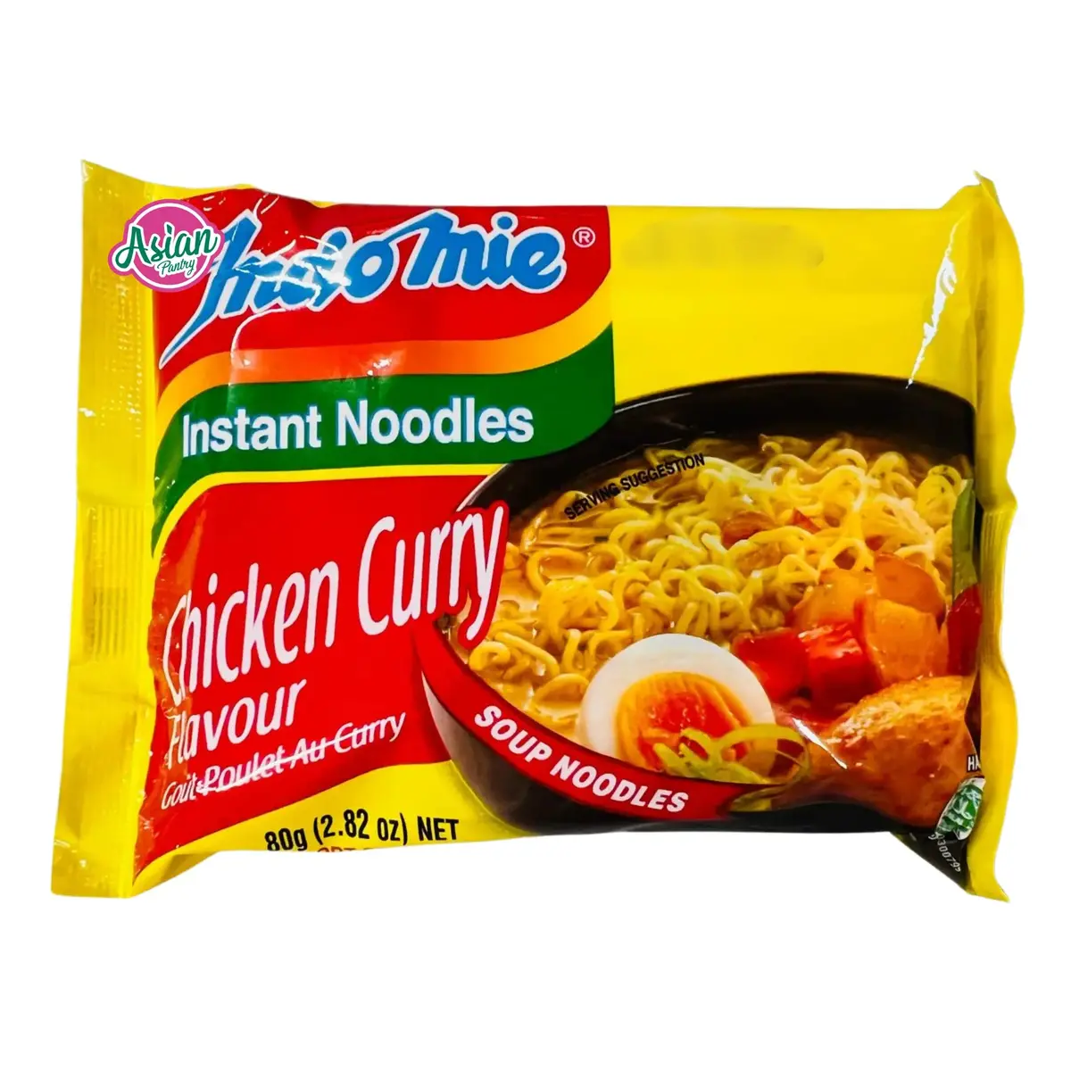 Indomie Instant Noodles Chicken Curry Flavour (Soup) 75G 1