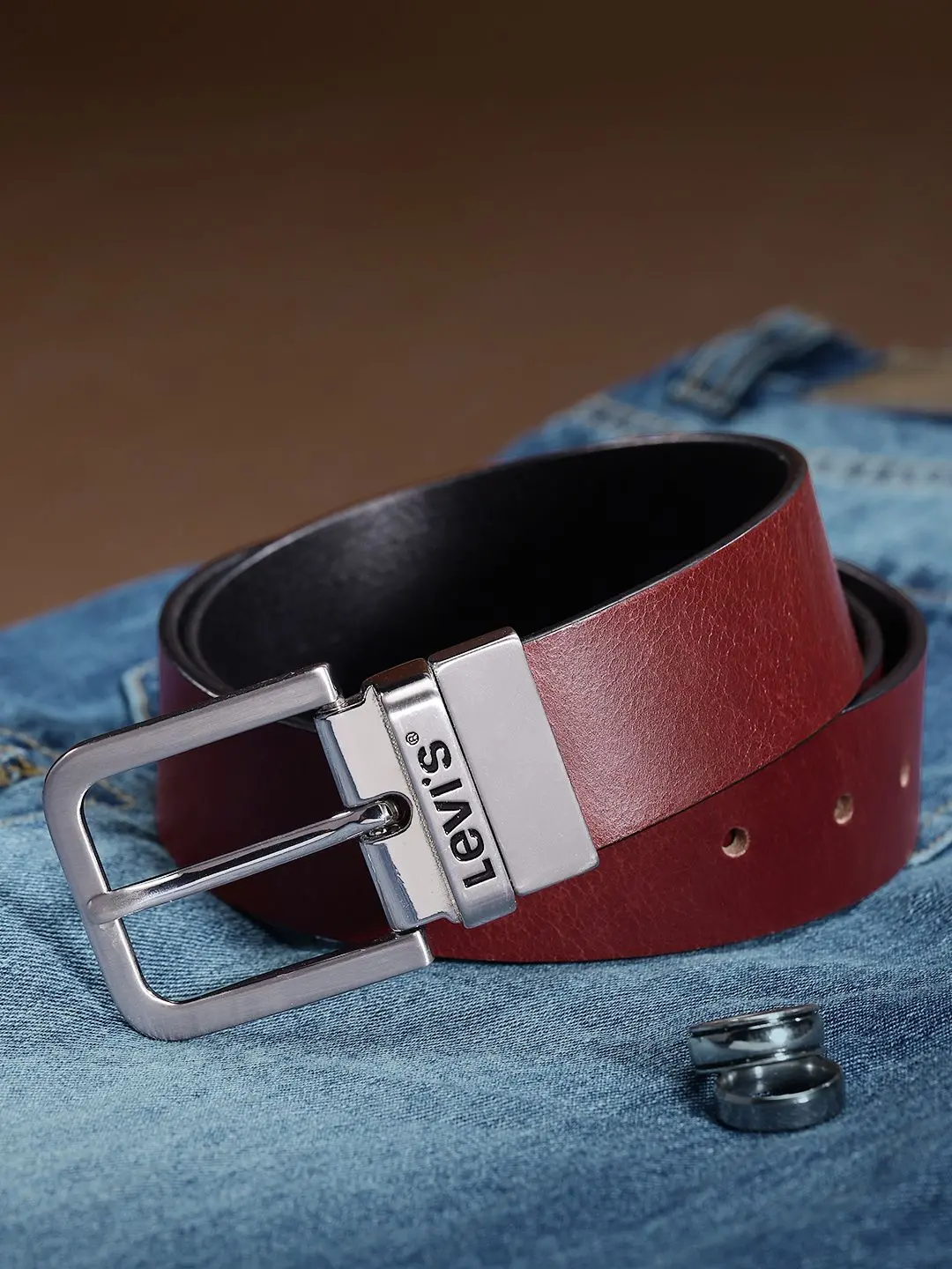 Men's Multicolored Reversible Belt 1