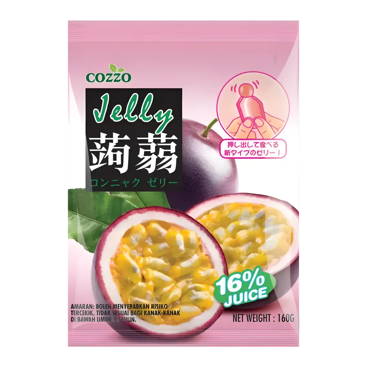 Cozzo Konnyaku Jelly Passion Fruit 160G 1