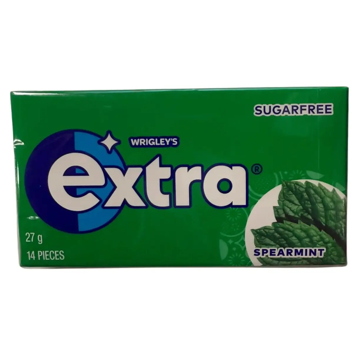 Wrigley's Extra Sugarfree Spearmint 14Pcs 27G (Bbd: 08/2025) 2