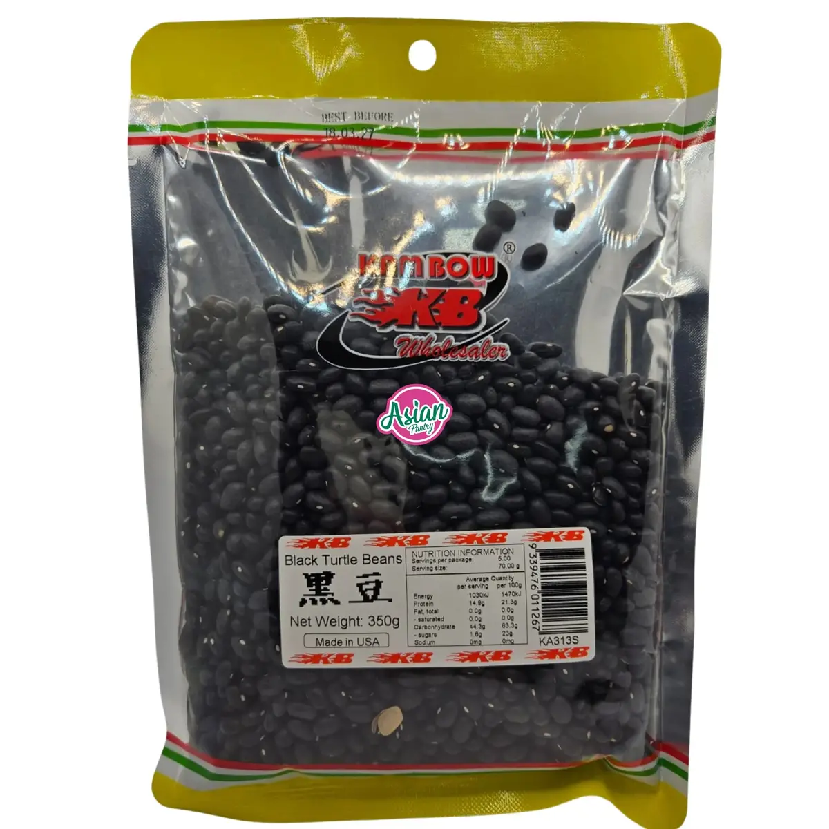 Kambow Black Turtle Bean 350G 1