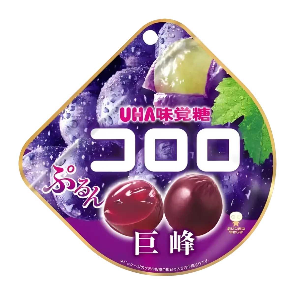 Uha Gummy Candy Purple Grape Flavour 48G 1