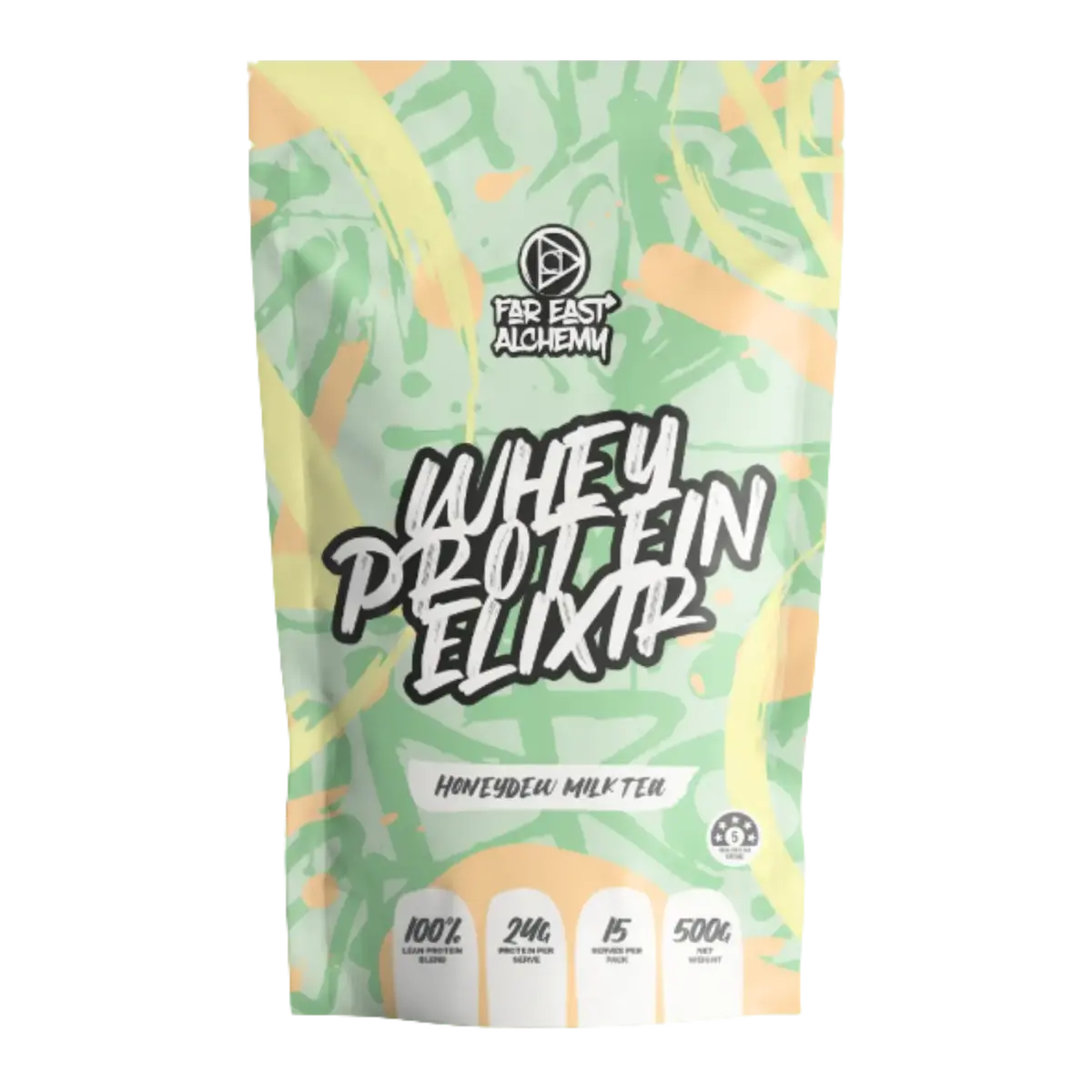 Far East Alchemy Whey Protein Elixir Honeydew Milk Tea 500G 1
