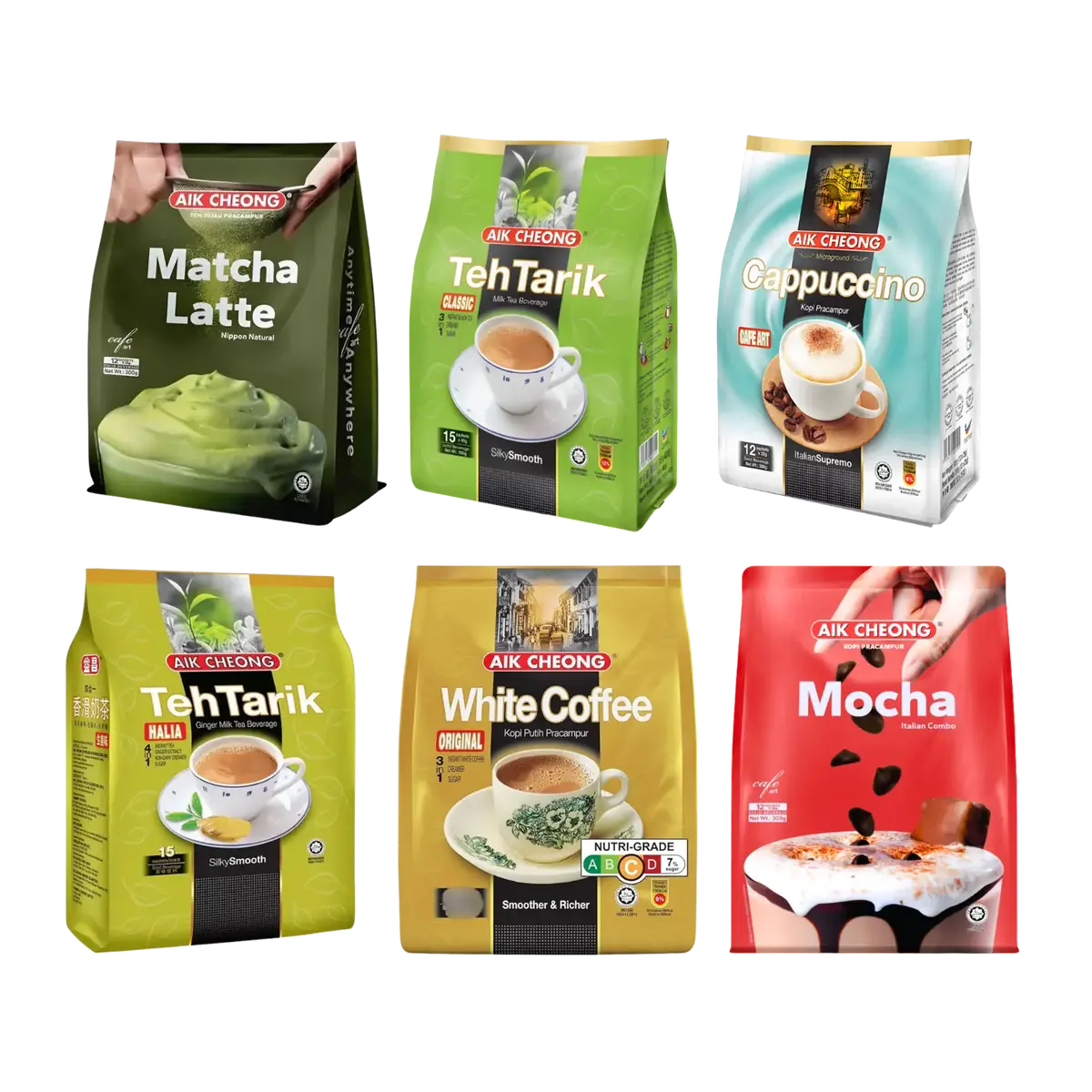 Aik Cheong Coffee & Tea Variety Bundle 1