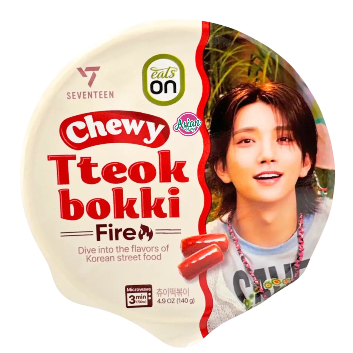 Hy Seventeen Chewy Tteokbokki Sweet & Spicy (Random Member) 140G 1