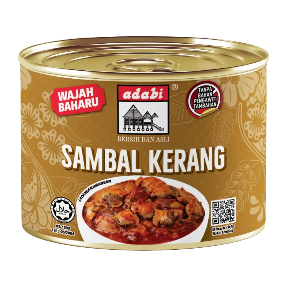 Adabi Sambal Kerang Spicy Cockles 160G 1