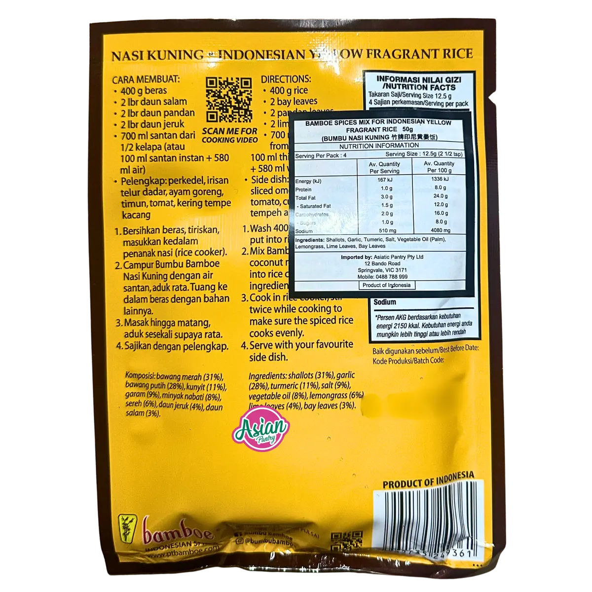 Bamboe Nasi Kuning 60G 2