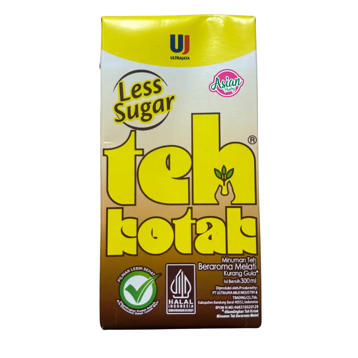 Ultrajaya Teh Kotak Jasmine Less Sugar 300Ml 1