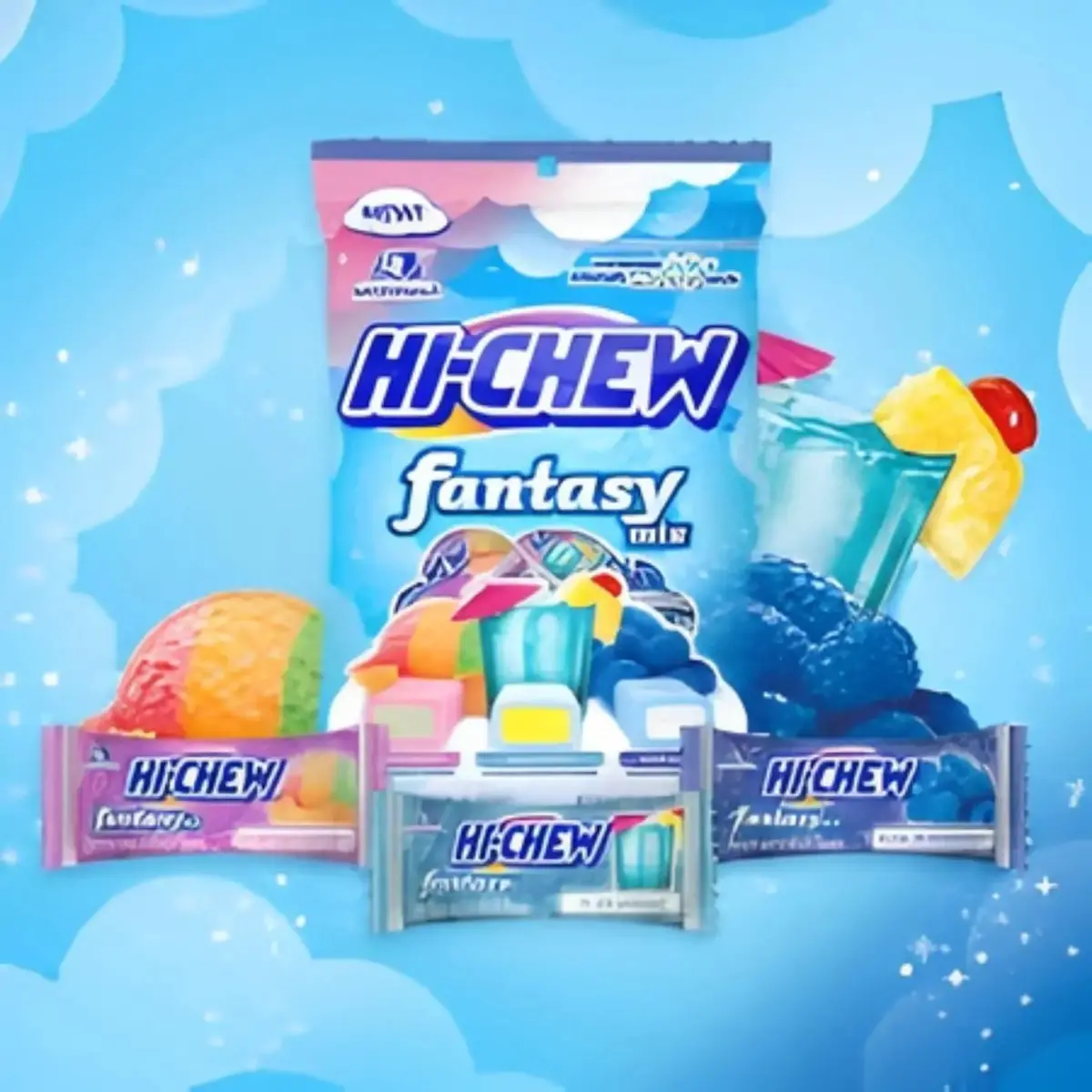Morinaga Hi-Chew Soft Candy Assorted Fantasy Mix 68G 1