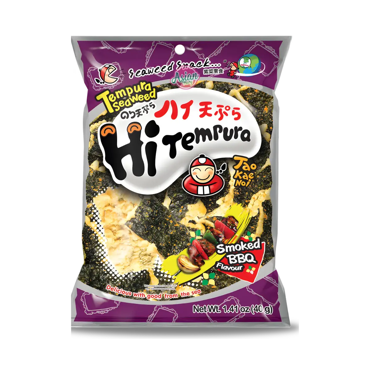 Tao Kae Noi Tempura Seaweed Bbq Flavour 40G 1