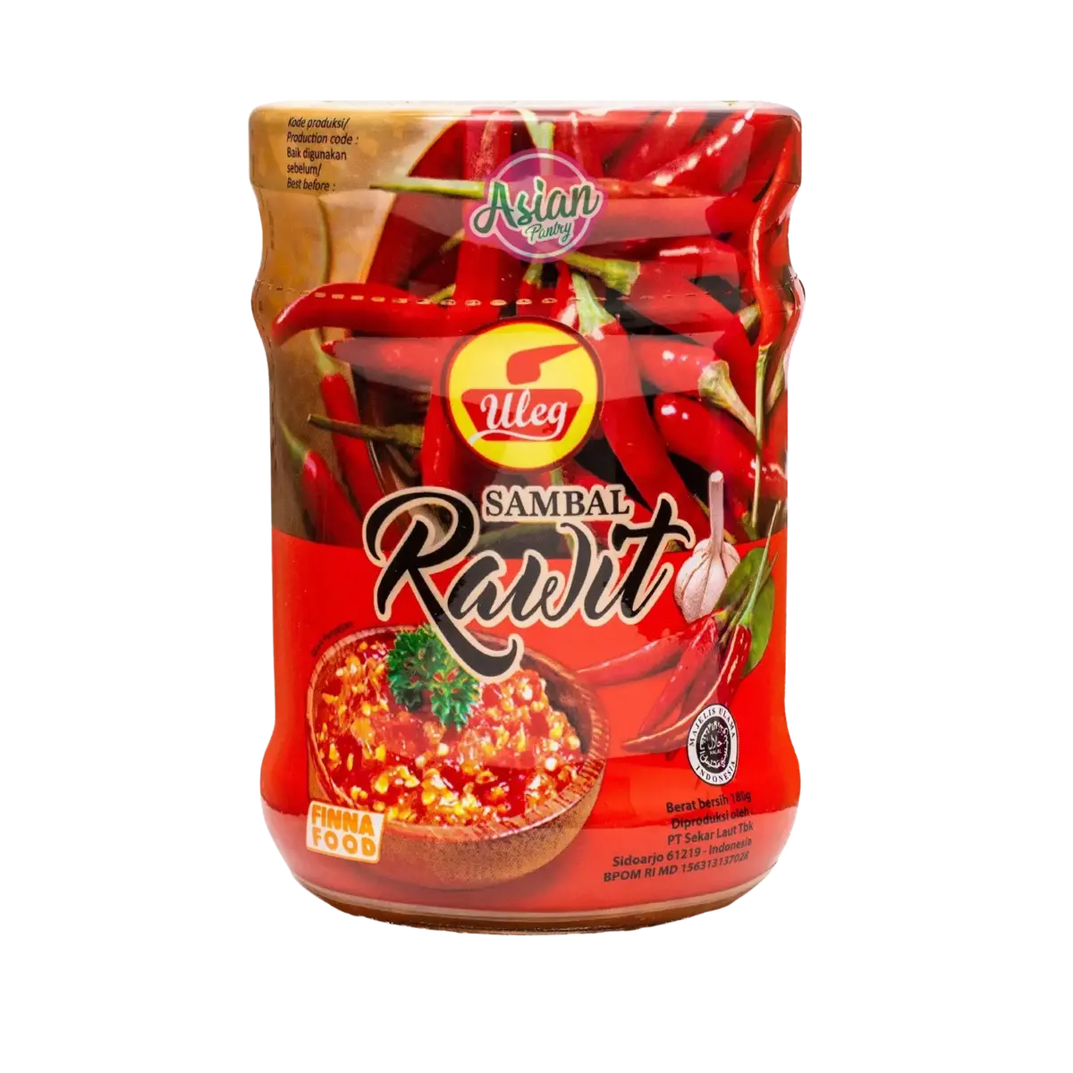 Finna Uleg Sambal Rawit Jar 190G 1