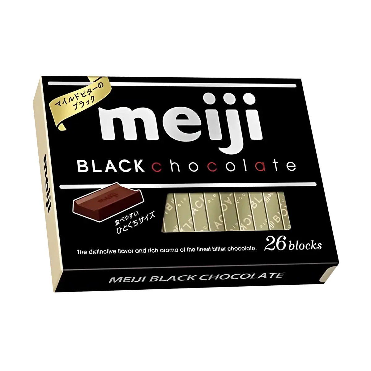 Meiji Black Chocolate Box 26 Blocks 120G 1