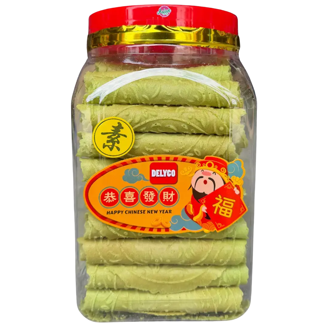 Delyco Vegetarian Pandan Roll 380G 1